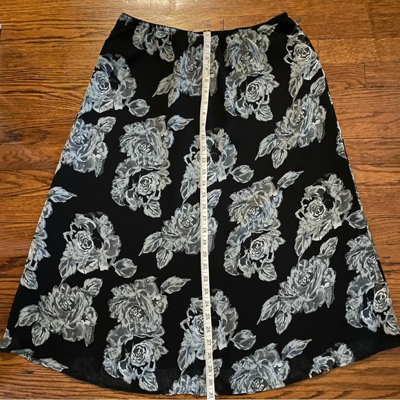 Vintage Fairy Grunge Floral Patterned Maxi Skirt​ with Lining - Picture 4 of 8